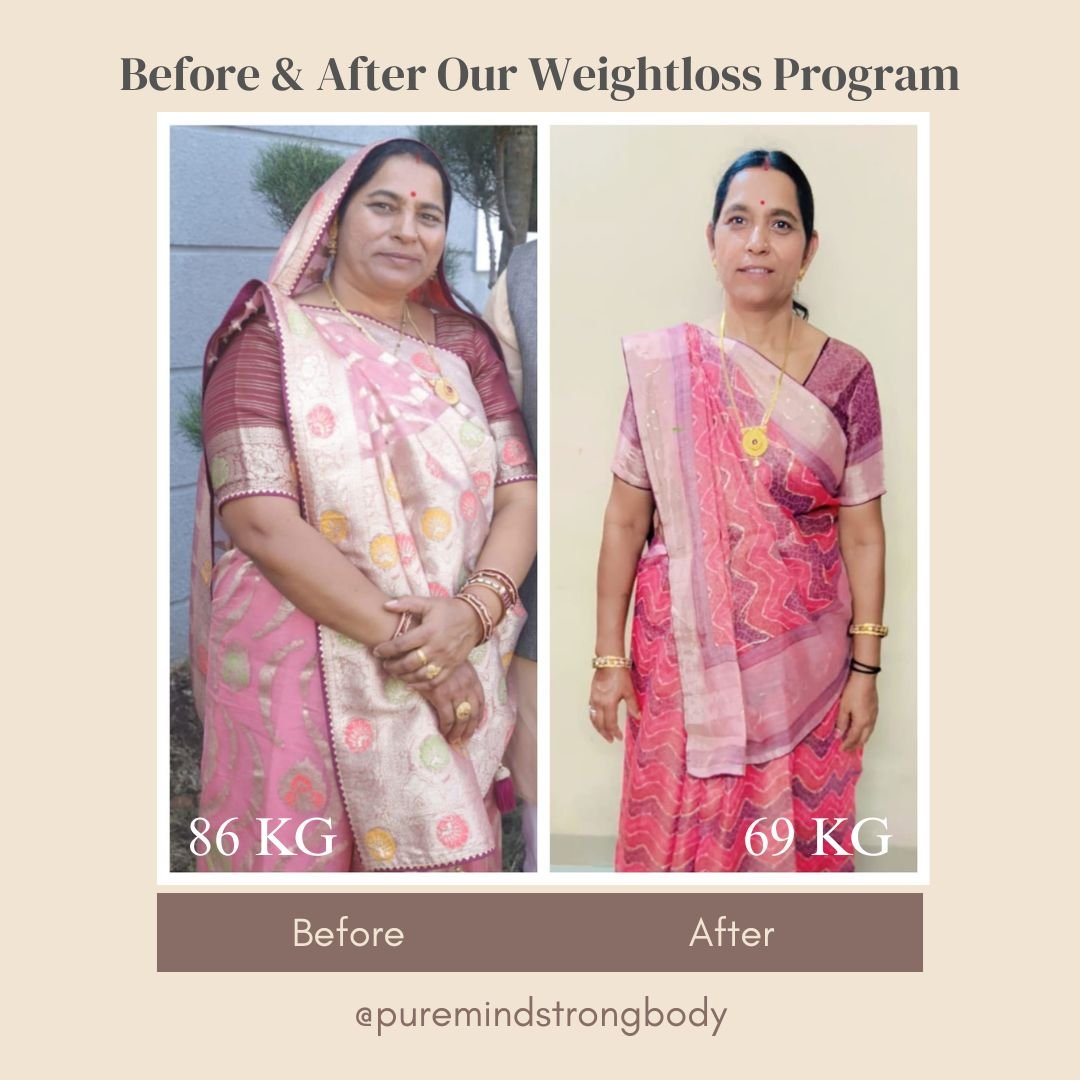 Weight loss transformation - The Fit Duo client