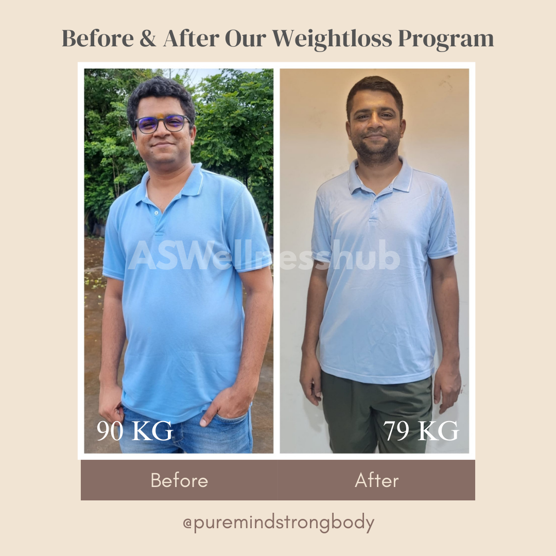 Paresh before and after transformation